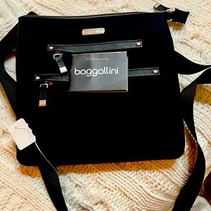 Black NET Baggallini crossbody